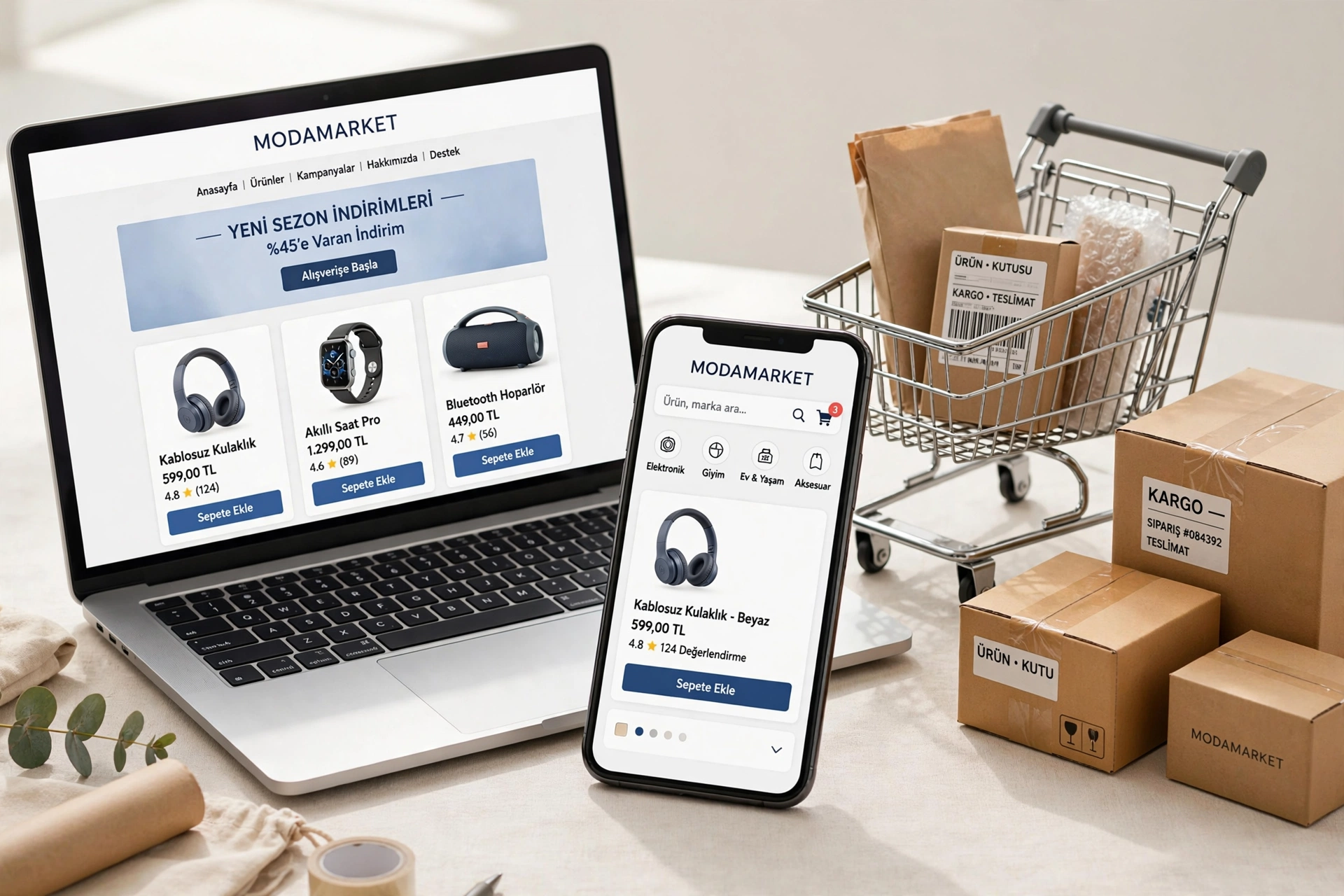 E-ticaret sitesi kurulumu — online mağaza
