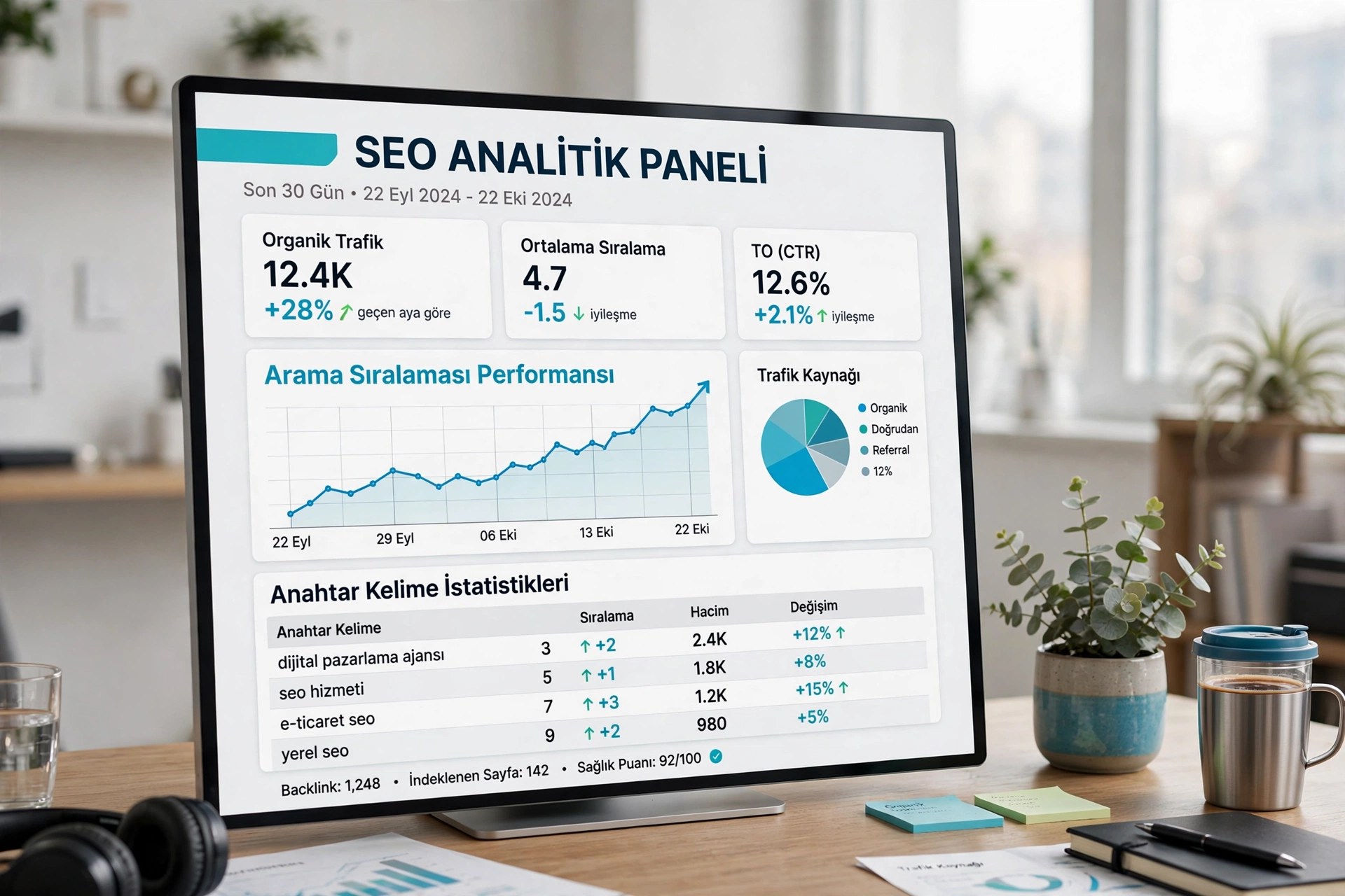SEO danışmanlığı — arama motoru optimizasyonu analitiği